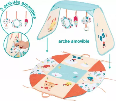 LUDI Spatiu de joaca modular 3 in 1