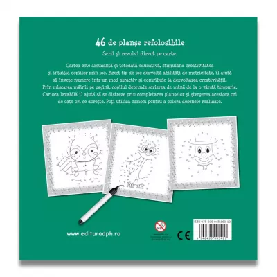 MA JOC SI INVAT NUMERELE - 46 de planse refolosibile + o carioca