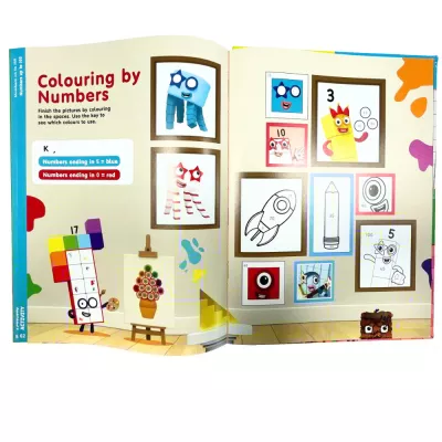 Marea carte cu activitati Numberblocks