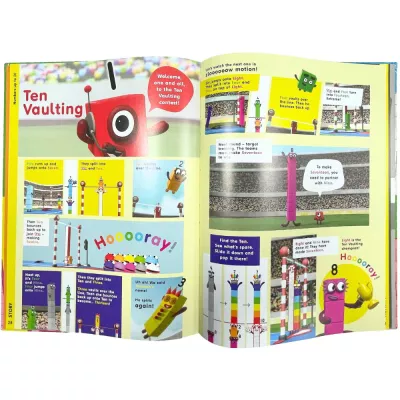 Marea carte cu activitati Numberblocks