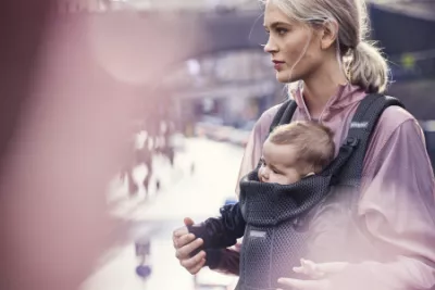Marsupiu anatomic - Move, Antracit 3D Mesh - BabyBjorn