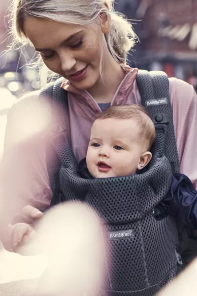 Marsupiu anatomic - Move, Antracit 3D Mesh - BabyBjorn