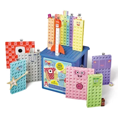 MathLink®Cubes Numberblocks Set activitati - Eroii cu Zero