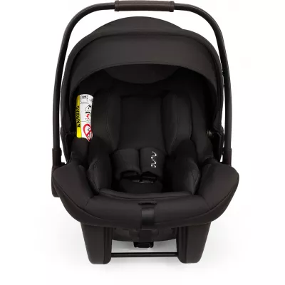 Nuna - Set scoica auto i-Size PIPA Lite Caviar R129 + Baza isofix BASE next i-Size pentru PIPA Lite, testata ADAC