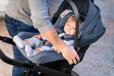 Nuna - Scoica auto Pipa Lite Caviar + baza isofix, 0-13 kg