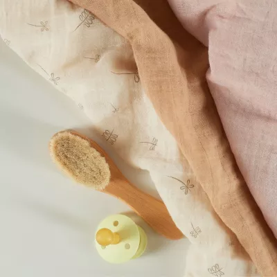 ONINO - Muselina multifunctionala din bumbac 100% organic, HUG.me, Pure Bloom, x3 bucati, 60 x 60 cm, certificata GOTS