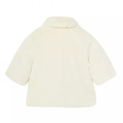 Palton blanita - Alb cu ciucure - Mayoral  2-4 luni (65 cm)