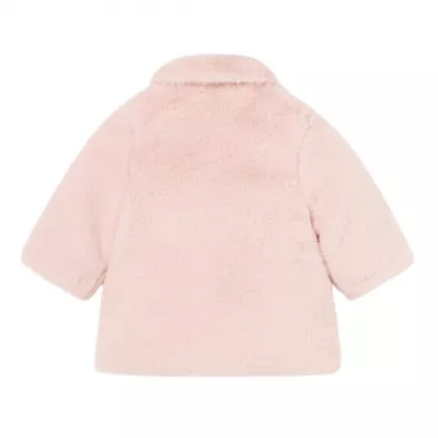 Palton blanita - Roz cu ciucure - Mayoral  2-4 luni (65 cm)
