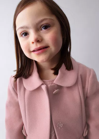 Palton stofa - Roz - Mayoral  8 ani