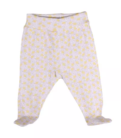 Pantaloni cu botosi si imprimeu lamai 