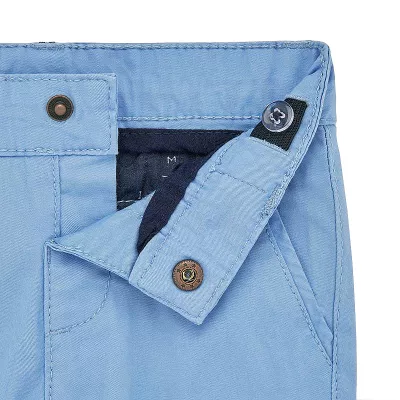 Pantaloni lungi bleu basic slim fit bebe  18 luni