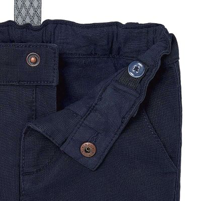Pantaloni lungi - Chino pique cu bretele - Mayoral 6 luni