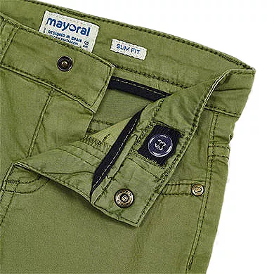 Pantaloni lungi - Clasici slim fit - verde - Mayoral 