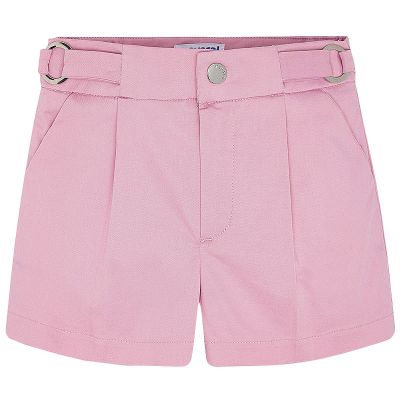 Pantaloni scurti satin Roz 6 ani