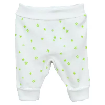 Pantaloni cu mansete Stele verzi 6 luni