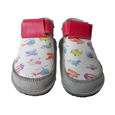 Pantofi - P Planes - Gri / Rosu - Cuddle Shoes
