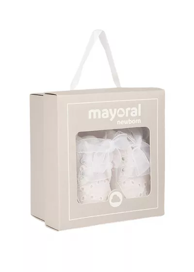 Pantofi sport perforati nou-nascut - Mayoral  