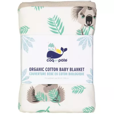 Paturica Koala din bumbac organic