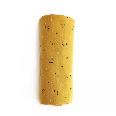 Paturica muselina Earthy Moutard