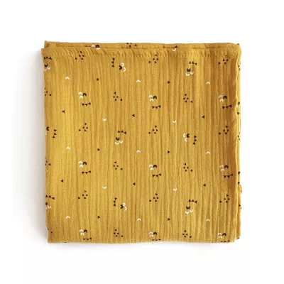 Paturica muselina Earthy Moutard