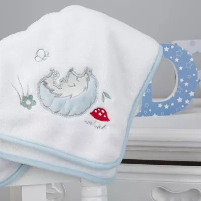 Paturica pufoasa din fleece - Comfi Love - Hedgehog - CuddleCo.