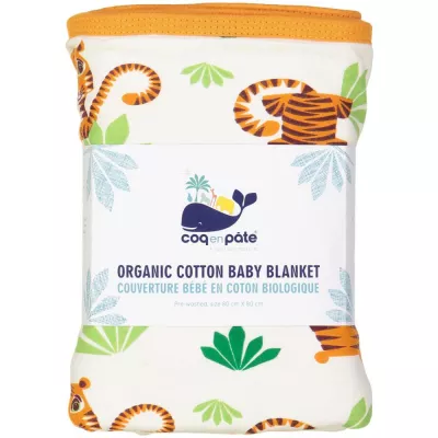 Paturica Tigru din bumbac organic
