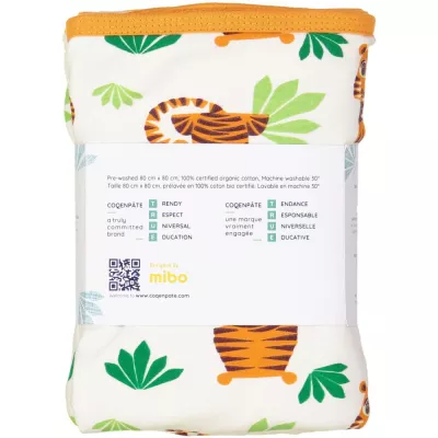 Paturica Tigru din bumbac organic