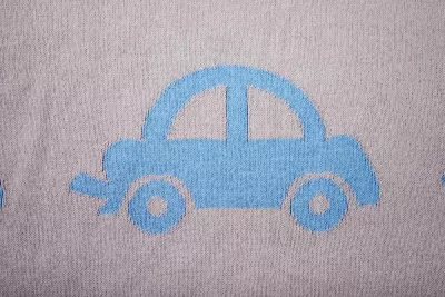 Paturica tricotata - Blue Grey Cars - Buva