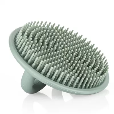 Perie de baie moale pentru bebelusi, din silicon alimentar, monobloc, fara BPA, 0+ luni, Reer BabyCare Bath Brush 81083