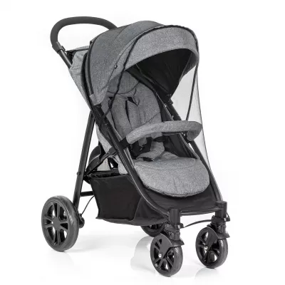 Plasa de insecte pentru carucior bebelusi, protectie tantari, 0+ luni, neagra, Reer BiteSafe black 87021
