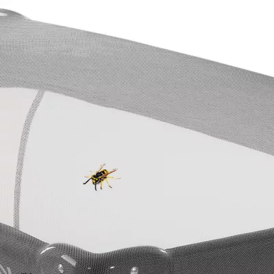 Plasa de insecte pentru patut copii si patut de calatorie, protectie tantari, 0+ luni, alba, Reer BiteSafe 87040