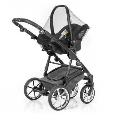 Plasa de insecte pentru scoica si scaun auto bebelusi, protectie tantari, 0+ luni, neagra, Reer BiteSafe 87011