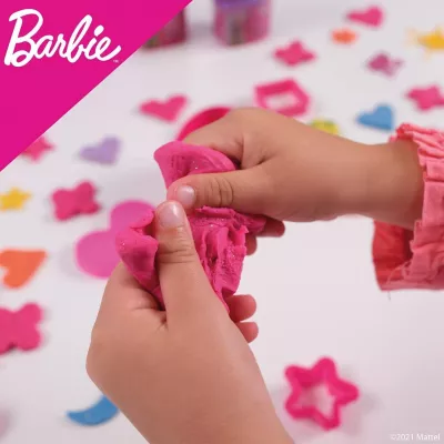 Plastilina cu sclipici - Barbie