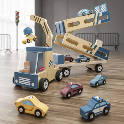 Primul meu camion cu platforma auto