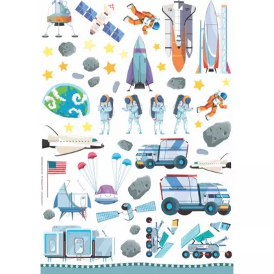 Primul set de arta & lucru manual - Spatiu cosmic