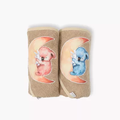 Prosop din frotir cu capison Blue Cocoa - Buva 