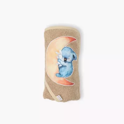 Prosop din frotir cu capison Blue Cocoa - Buva 