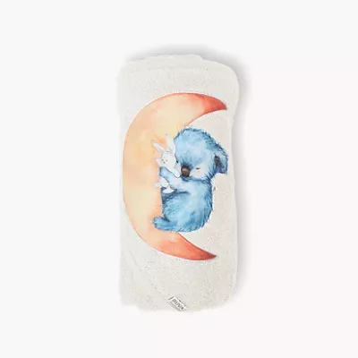 Prosop din frotir cu capison Blue Ecru - Buva