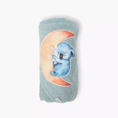 Prosop din frotir cu capison Blue Sage - Buva 