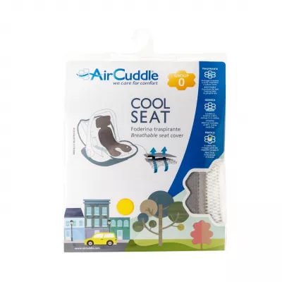 Protectie antitranspiratie scaun auto grupa 0+, AirCuddle COOL SEAT SMOKE GR 0 CS-0-SMOKE