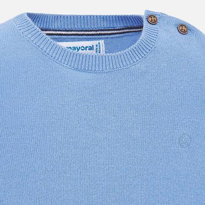 Pulover clasic, baiat - bleu - Mayoral 