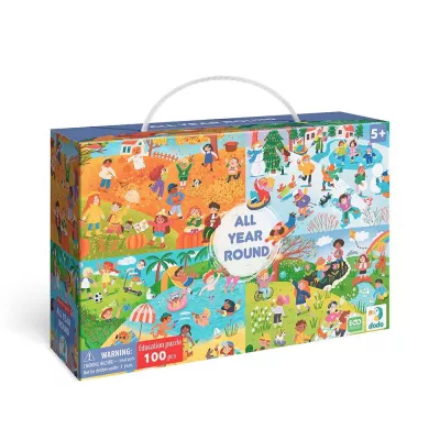 Puzzle - Anotimpurile (100 piese)