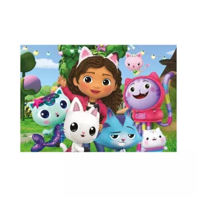 Puzzle - Casa de papusi a lui Gabby (24 piese)