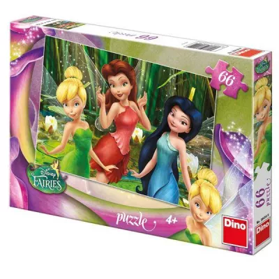 Puzzle - Clopotica si zanele (66 piese) - Dino Toys