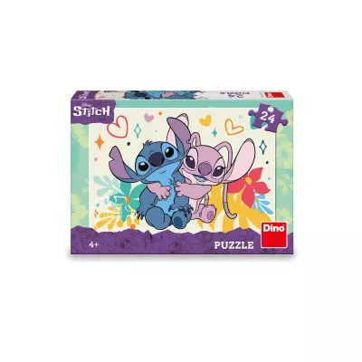 Puzzle - Stitch si Angel (24 piese)
