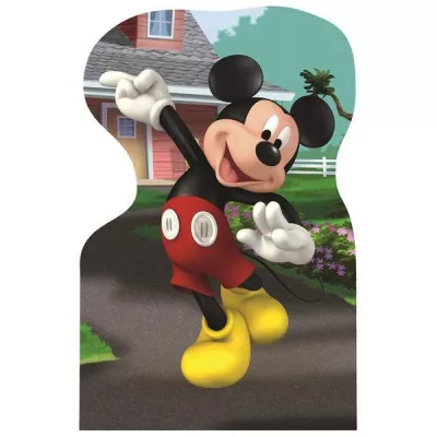 Puzzle 4 in 1 - Plimbare prin oras cu Mickey si prietenii (54 piese)
