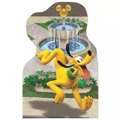Puzzle 4 in 1 - Plimbare prin oras cu Mickey si prietenii (54 piese)