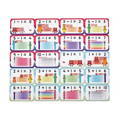 Puzzle - Adunari si scaderi 1-10 - Numberblocks