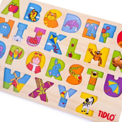 Puzzle alfabet - Litere mari
