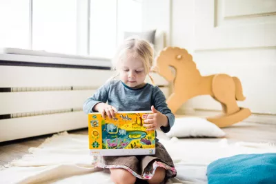 Puzzle - Animale din Africa (18 piese)